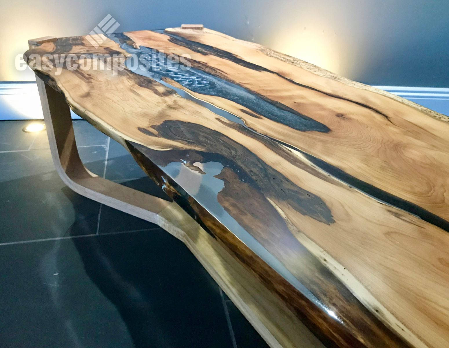  Resin and wood decor, Ambient night light, Resin table lamp,  One of a kind decor, Unique LED night light Resinwood, Wood art functional  art : Handmade Products